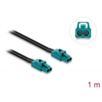 Delock Cable Mini FAKRA Z jack dual to Mini FAKRA Z jack dual