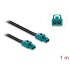 Delock Cable Mini FAKRA Z jack dual to Mini FAKRA Z jack dual