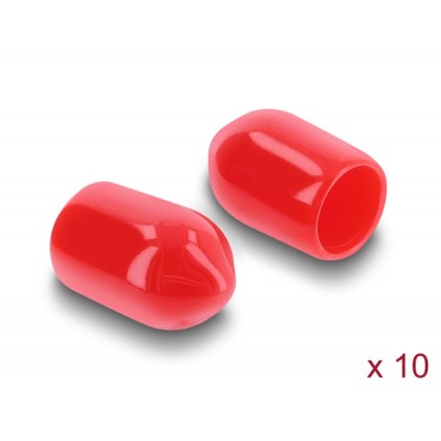 Delock Dust Cover for SMA jack 10 pieces silicone red