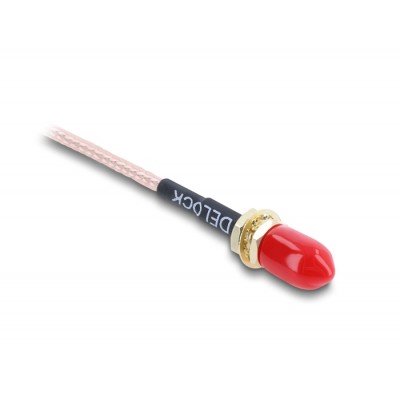 Delock Dust Cover for SMA jack 10 pieces silicone red 2