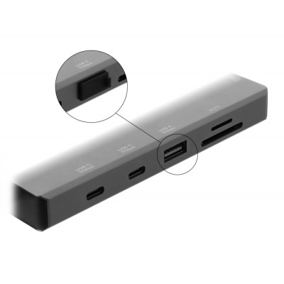 Delock Dust Cover for USB Type-A female 10 pieces silicone black 2