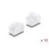 Delock Dust Cover for RJ45 jack 10 pieces silicone transparent