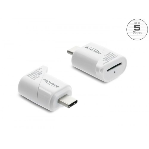 Delock Mini Card Reader USB Type-C™ for Micro SD memory cards