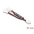 Delock Y-Fan Cable 1 x 2 pin female to 2 x 2 pin male with 10 cm