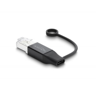Delock USB Type-C™ Network Adapter Gigabit LAN 1 x RJ45 plug 2