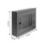 Delock 12″ Network Cabinet / Control Cabinet with removable Front Cover 6U black