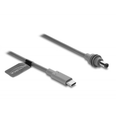 Delock USB Type-C™ male to DC 5.5 x 2.1 mm Cable compatible with Starlink Mini, 2 m grey 2