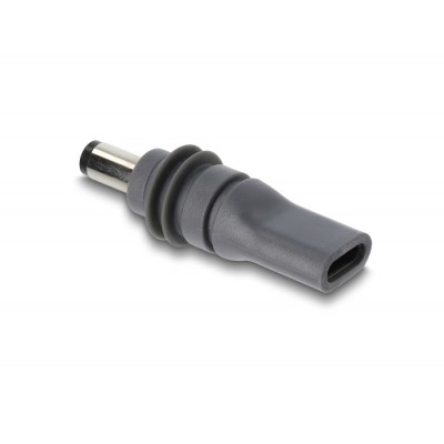 Delock USB Type-C™ female to DC 5.5 x 2.1 mm Adapter, compatible with Starlink Mini, grey 2