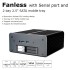 Kimera Swap: PC industriale fanless, CPU i3 / i5, con 2 tray ssd/hdd 2,5" hot swap e seriale RS-232