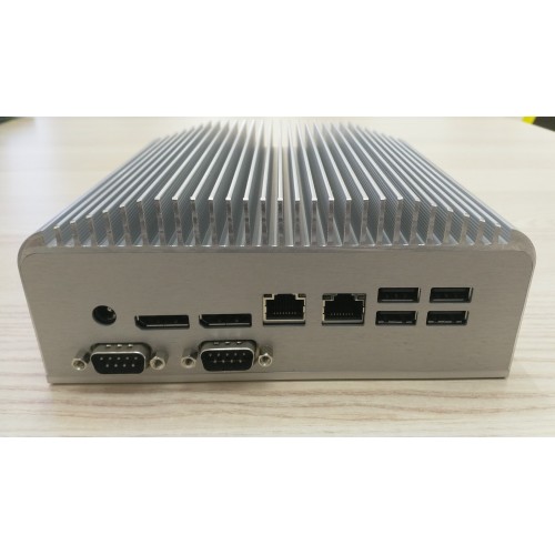 Kimera Fast: PC industriale fanless, CPU Celeron Dual Core, 2 Lan, 2 Seriali (1x RS232 + 1x RS485),  6x USB e Dual Viideo