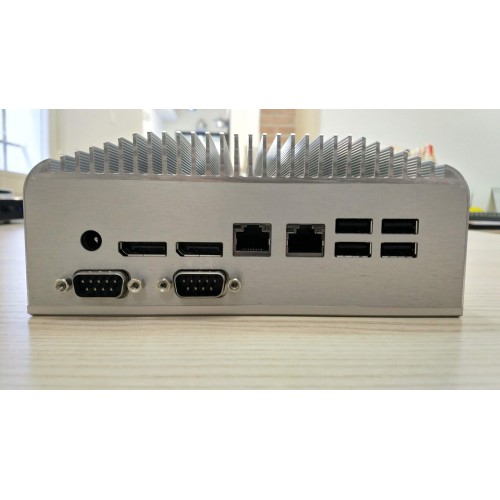 Kimera Fast: PC industriale fanless, CPU Celeron Dual Core, 2 Lan, 2 Seriali (1x RS232 + 1x RS485),  6x USB e Dual Viideo