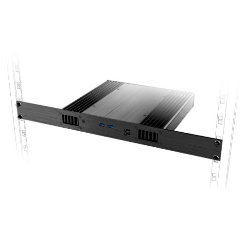 Staffa frontale per montaggio su rack 19" 1U per Kimera Computers Slim fanless