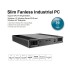Nuc industriale fanless 7th generation i3 / i5, con supporto Intel Optane ed ssd/hdd 2,5". Slim design