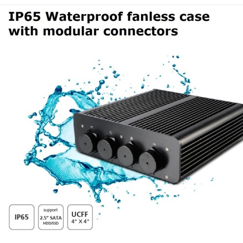 Nuc industriale fanless 7th generation i3 / i5, con supporto Intel Optane ed ssd/hdd 2,5". Slim design