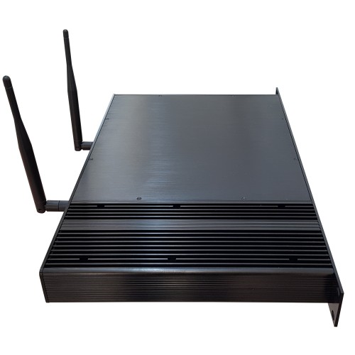 Kimera Rack: PC Industriale fanless rack 19", CPU Celeron / Pentium / i3 / i5 / i7, supporto PCI Express