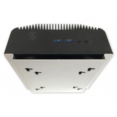 Kimera Fast: PC industriale fanless, CPU Celeron Dual Core, 2 Lan, 2 Seriali (1x RS232 + 1x RS485),  6x USB e Dual Viideo