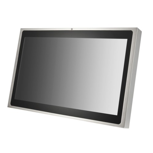 24" IP69K LCD Display Monitor with HDMI, DVI, & VGA Inputs and Capacitive Touchscreen