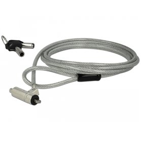 Navilock Laptop Security Cable with Key Lock for Kensington slot 3 x 7 mm