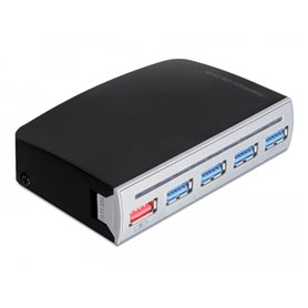Delock 4 Port USB 3.0 Hub, 1 port USB power internal / external