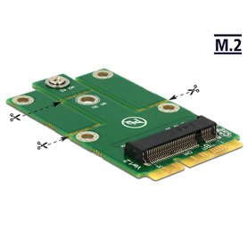 Delock Adapter MiniPCIe > M.2 NGFF