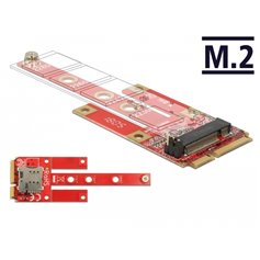 Delock Converter Mini PCIe > M.2 Key B slot + Micro SIM slot