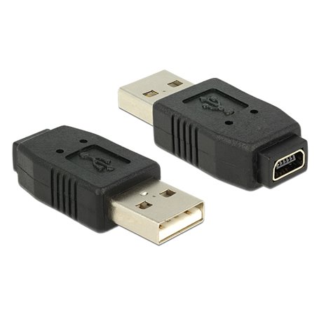 Adattatore USB 2.0 A maschio - mini USB B 5 pin femmina - KM Soltec Srl