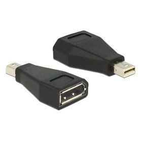Delock Adapter mini DisplayPort 1.2 male > DisplayPort female black