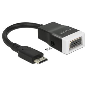 Delock Adapter HDMI-mini C male > VGA female with Audio