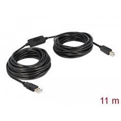 Delock Cable USB 2.0 Type-A male  USB 2.0 Type-B male 11 m
