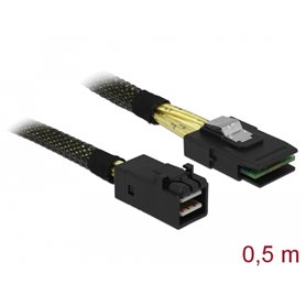 Delock Cable Mini SAS HD SFF-8643 > Mini SAS SFF-8087 0.5 m