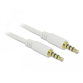 Delock Cable Stereo Jack 3.5 mm 4 pin male > male 1 m