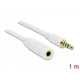 Delock Extension Cable Audio Stereo Jack 3.5 mm male / female 4 pin 1 m