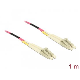 Delock Cable Optical Fibre LC > LC Multi-mode OM4 1 m