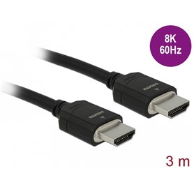 Delock Ultra High Speed HDMI Cable 48 Gbps 8K 60 Hz 3 m