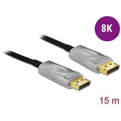 Delock Active Optical Cable DisplayPort 1.4 8K 15 m