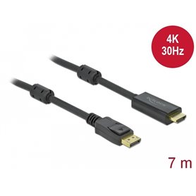 Delock Passive DisplayPort 1.2 to HDMI Cable 4K 30 Hz 7 m