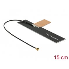 Delock LTE Antenna MHF® I plug 0.5 - 2.0 dBi 1.13 15 cm PCB internal self adhesive