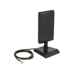 Delock LTE Antenna SMA plug 2 - 4 dBi omnidirectional with magnetic base and connection cable (ULA 100, 1 m) black