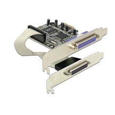 Delock PCI Express x1 Card to 2 x Parallel