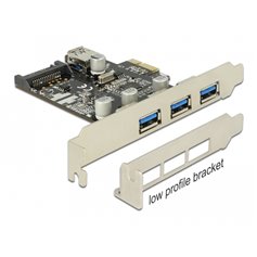 Delock PCI Express Card > 3 x external + 1 x internal USB 3.0 Type-A female