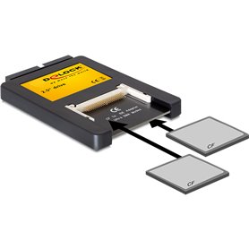 Delock 2.5″ Card Reader IDE  2 x Compact Flash Card