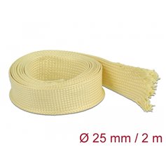 Delock Braided Sleeve made of aramid fibers 2 m x 25 mm