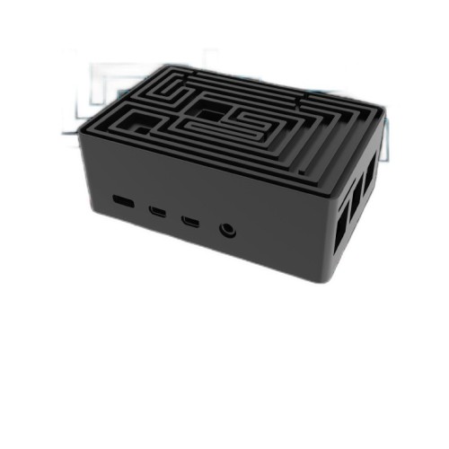 Akasa Maze  case fanless passivo per Rasberry in  Alluminio anodizzato ,Dual micro HDMI,USB 3.0,2.0 , MicroSD
