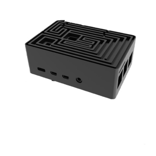 Case passivo Akasa Maze Pro per Rasberry in alluminio anodizzato, micro HDMI, USB 3.0 MicroSD, power button riprogrammabile