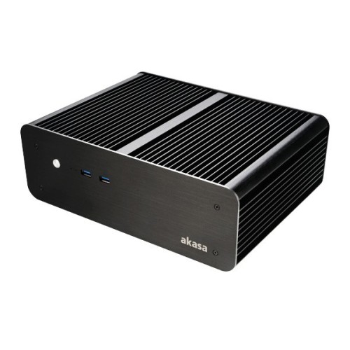 Case fanless Akasa Euler MX  for Mni-ITX Intel® 8th Generation (CoffeeLake),USB 3.0
