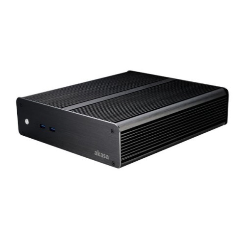 Akasa Euler M fanless case Mini-ITX per uso industriale e domestico,per Intel® 10th Generation (Coofee Lake)