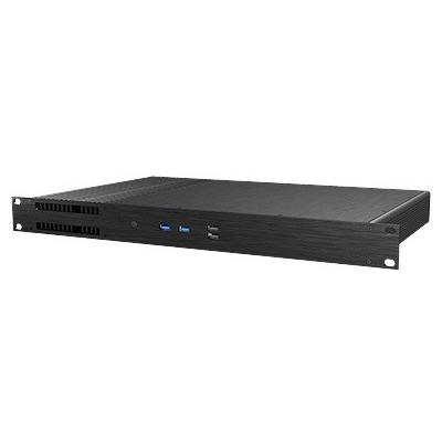 Akasa Fanless thin mini-ITX case Galileo TU3 Plus , per Intel 10 generazione,LGA 1700 ready,Low profile PCI-E,montabile in rack