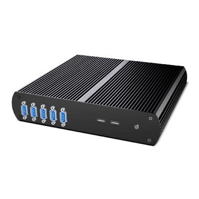 Akasa case thin mini-ITX fanless  Laplace SP per Asrock IMB-148 and IMB-151  con 5 porte seriali frontali