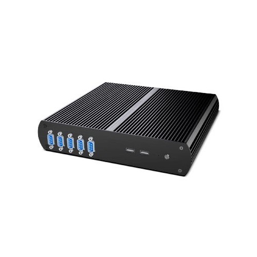 Akasa thin mini-ITX fanless case Laplace SP for Asrock IMB-148 and IMB-151 with 5 front serial ports