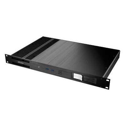Akasa Thin mini-ITX  case fanless Galileo TU1,1U,2 hd estraibili,montabile su rack,PCI-E slot,